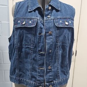 SHEIN Curve Denim Vest
